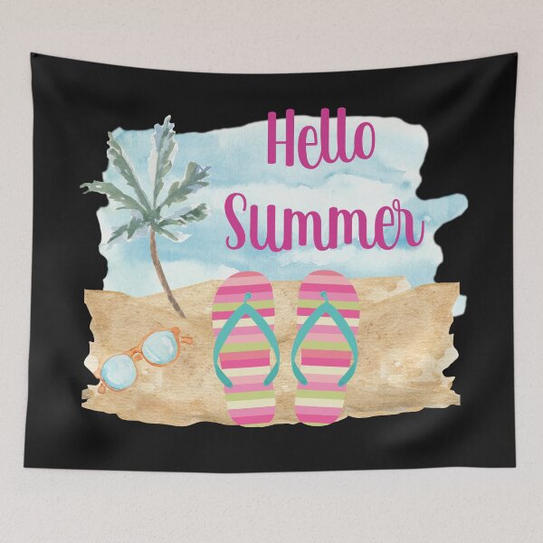 Item preview, Hello Summer Beach  designed and sold by HappyLifeCreate.