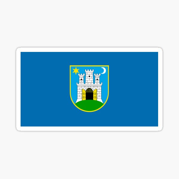 Item preview, Zagreb city flag designed and sold by tony4urban.