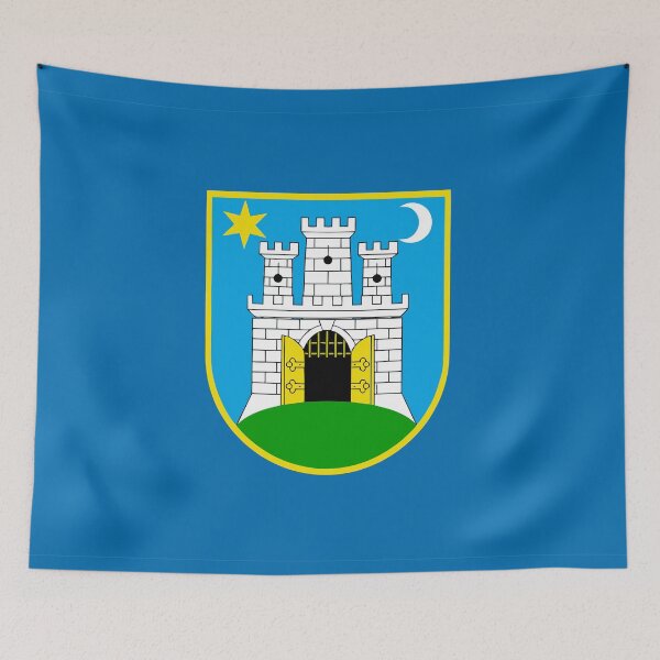 Item preview, Zagreb city flag designed and sold by tony4urban.