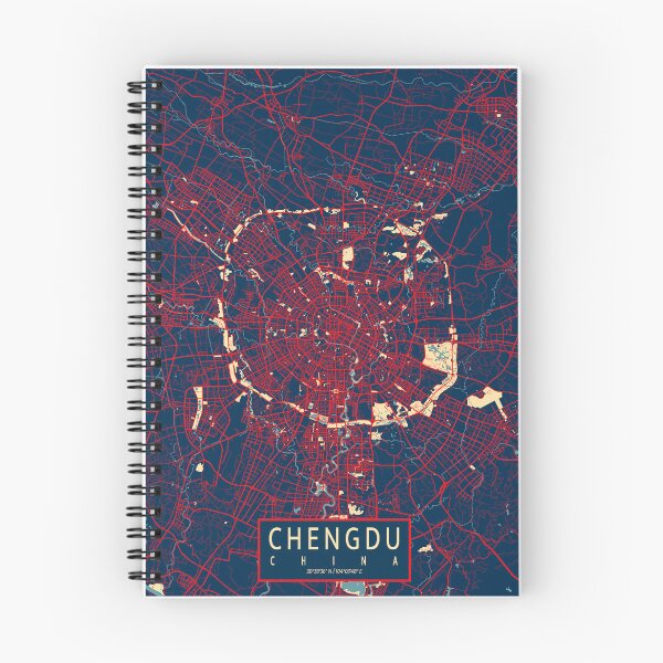 Item preview, Chengdu City Map of Sichuan, China - Hope designed and sold by deMAP.