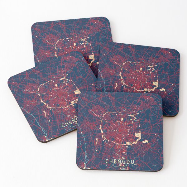 Item preview, Chengdu City Map of Sichuan, China - Hope designed and sold by deMAP.