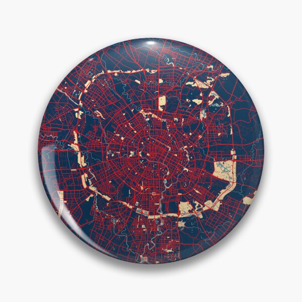 Item preview, Chengdu City Map of Sichuan, China - Hope designed and sold by deMAP.