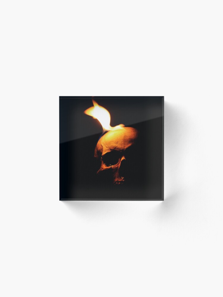 Alternate view of Fire Demon of Muspelheim Acrylic Block