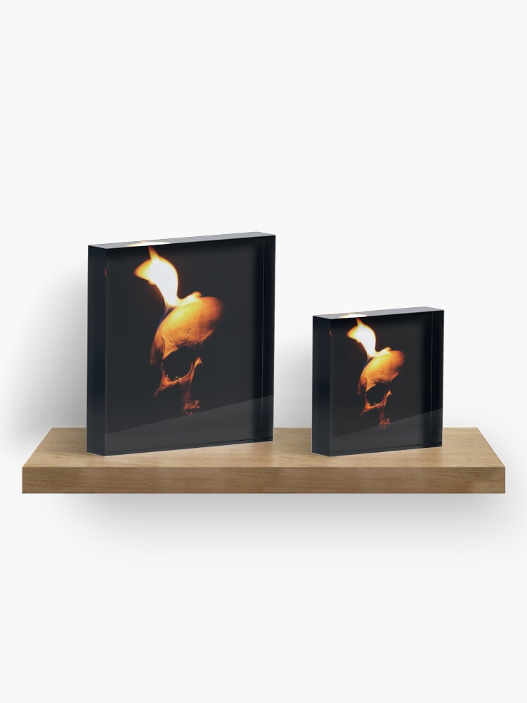 Alternate view of Fire Demon of Muspelheim Acrylic Block