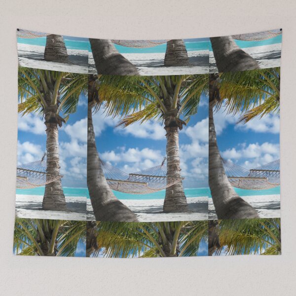 Item preview, Tropical Island Palm Tree Beach designed and sold by newburyboutique.