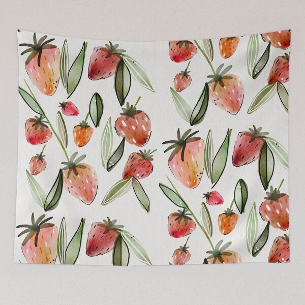 Item preview, Watercolor Strawberries designed and sold by Em0523.