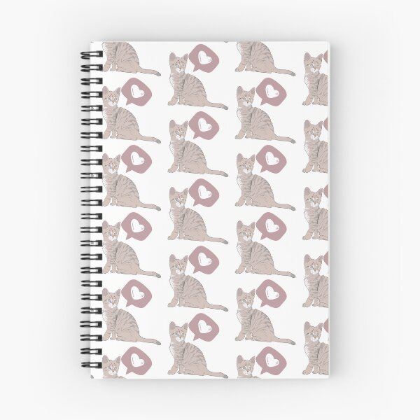 Item preview, Grey cat with heart icon designed and sold by priyankajustine.