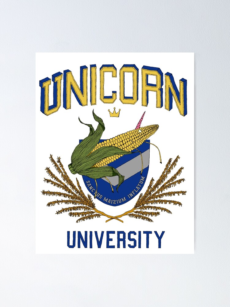 "Unicorn University" Poster for Sale by ancsi Redbubble