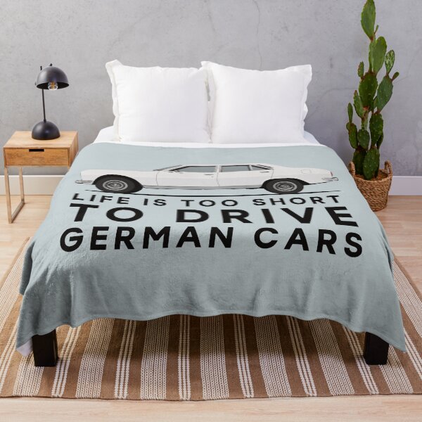 Item preview, 504 - Life is too short to drive German cars - white designed and sold by knappidesign.