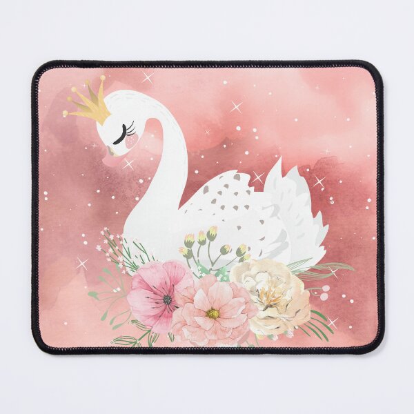 Item preview, Floral Pink Swan designed and sold by Lylabean22.