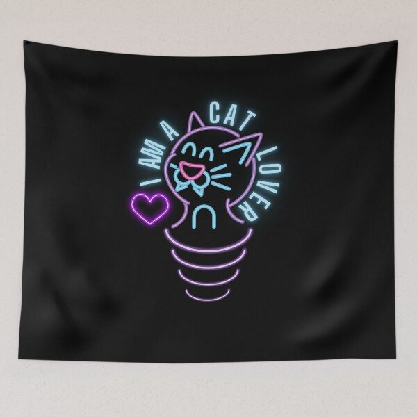 Item preview, I Am A Cat Lover Neon designed and sold by RigorAtev.