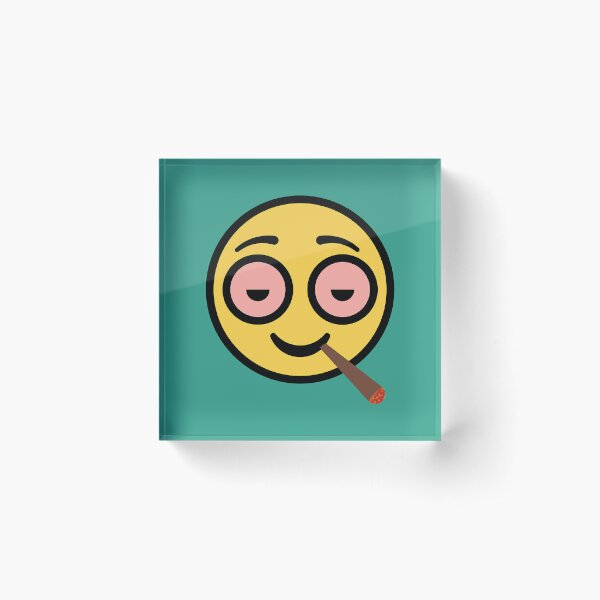 Smiley Face Acrylic Blocks For Sale Redbubble