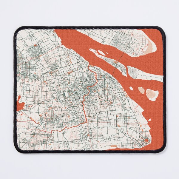Item preview, Shanghai City Map of China - Bohemian designed and sold by deMAP.