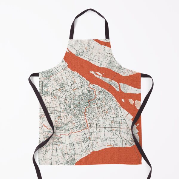 Item preview, Shanghai City Map of China - Bohemian designed and sold by deMAP.