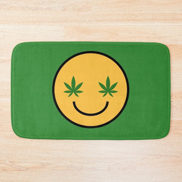 Item preview, Smiley Face/Emoji with Weed Leaf Eyes Design 420/Weed/Cannabis/Pot/Marijuana Design designed and sold by SteamParliament.
