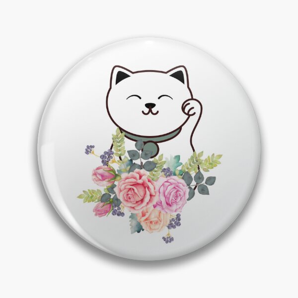 Item preview, Peaceful floral cat designed and sold by priyankajustine.