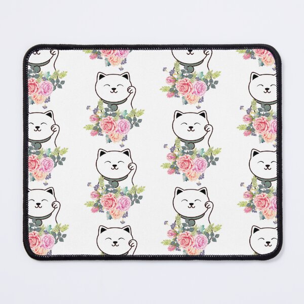 Item preview, Peaceful floral cat designed and sold by priyankajustine.