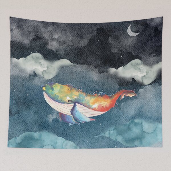 Item preview, Watercolor Whale designed and sold by Lylabean22.