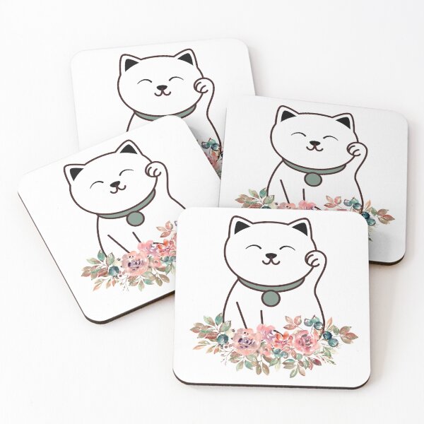 Item preview, Peaceful floral cat designed and sold by priyankajustine.