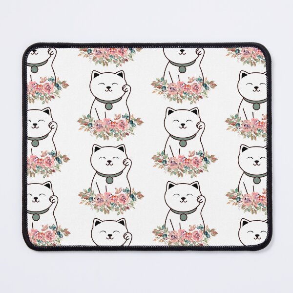 Item preview, Peaceful floral cat designed and sold by priyankajustine.