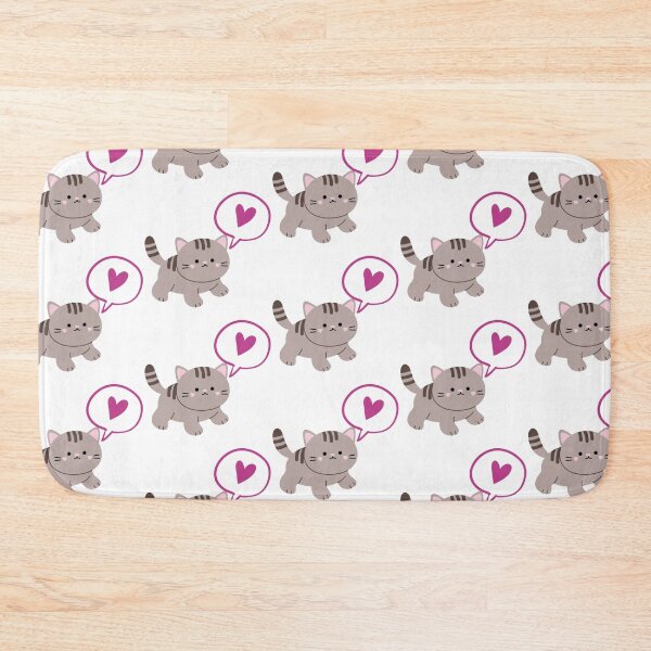 Item preview, Kitten with heart bubble designed and sold by priyankajustine.