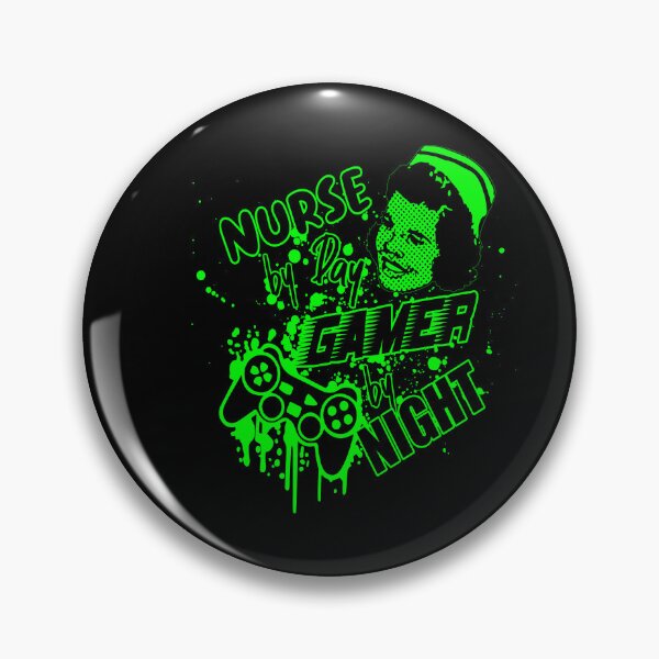 Item preview, Nurse By Day Gamer By Night designed and sold by printhappy4you.