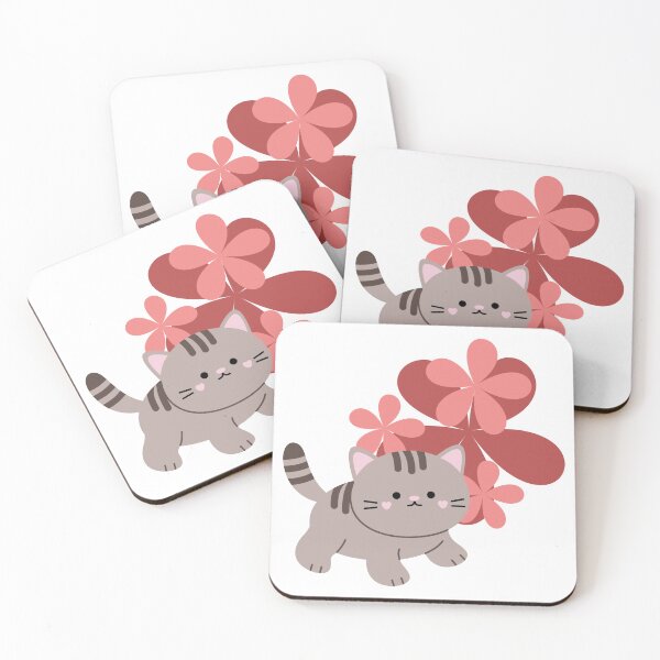 Item preview, Kitten with flower back designed and sold by priyankajustine.