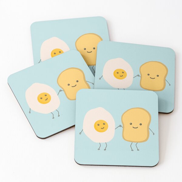 Item preview, Cute breakfast egg and toast designed and sold by LucyWDesign123.