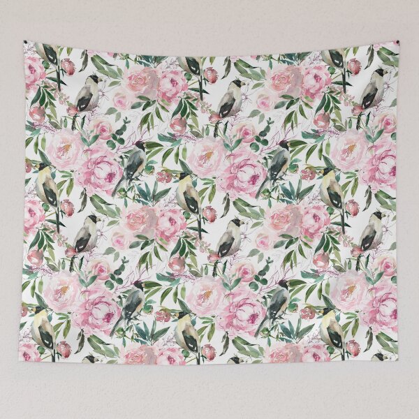 Item preview, Letter D Pink Peony Flower designed and sold by WildAliceArt.