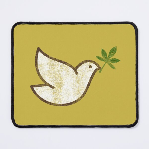 Item preview, White Peace Dove With Weed Leaf Design 420/Weed/Cannabis/Pot/Marijuana Design designed and sold by SteamParliament.