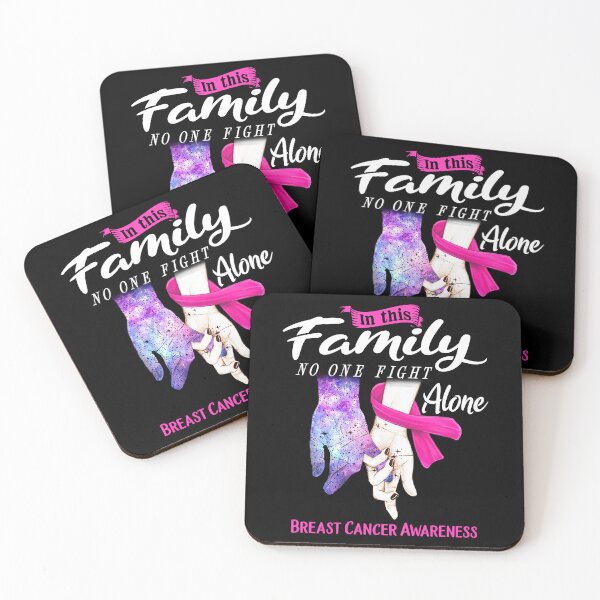Item preview, In This Family No One Fights Alone Breast Cancer Awareness designed and sold by Mnrshirley.