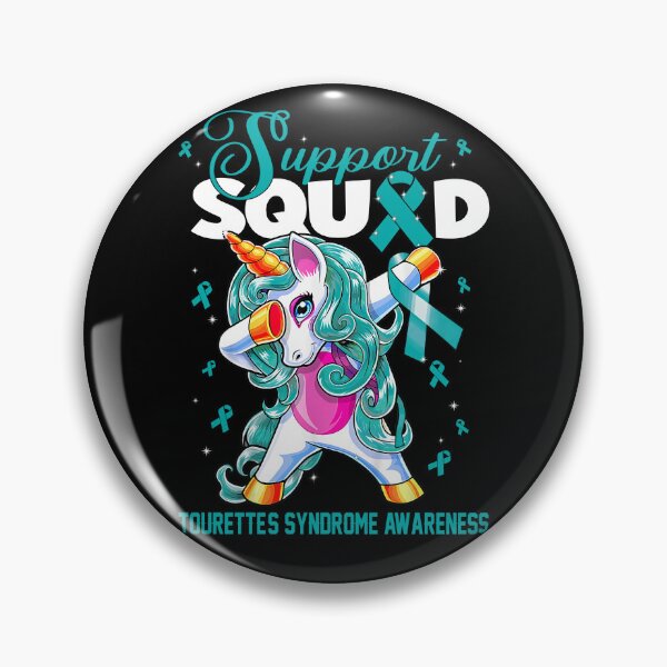 Item preview, Cute Unicorn Support Squad Tourette's Syndrome Awareness Men Women Kid designed and sold by tenjun16.