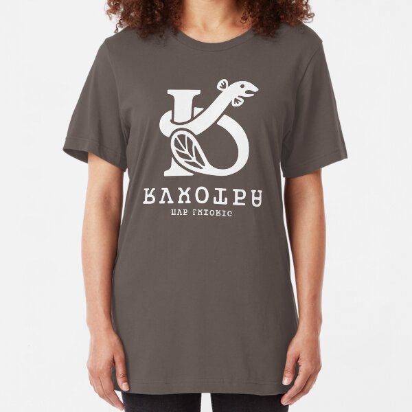 Rockenberg Logo White Slim Fit T-Shirt