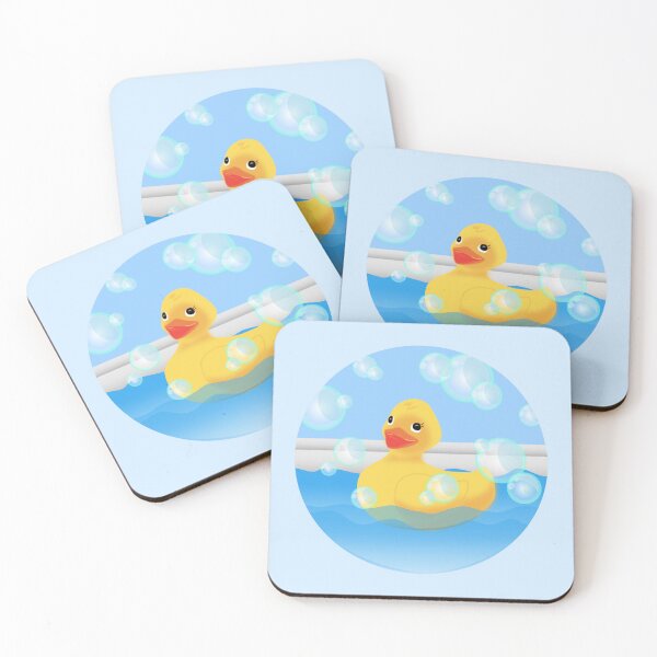 Item preview, Rubber Duckie Bath Time designed and sold by larapontiff.