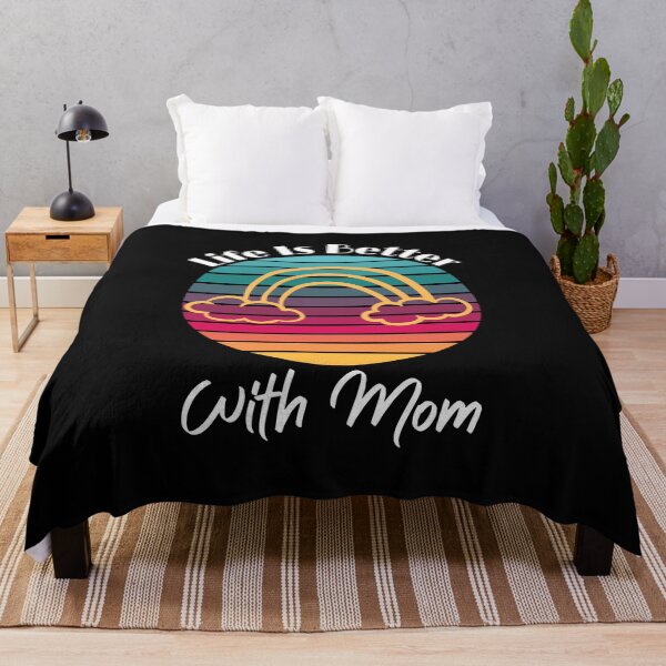 Item preview, Life Is Better With Mom Retro Sunset designed and sold by RedSparkle.