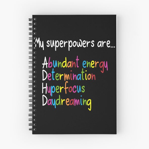 Item preview, ADHD Superpowers Neurodiversity Awareness designed and sold by DeesDeesigns.