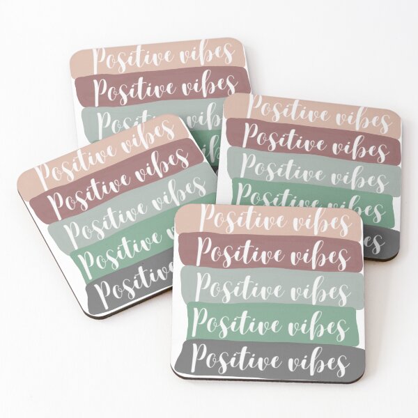 Item preview, Positive vibes, (colour palette background designed and sold by Sanaura.