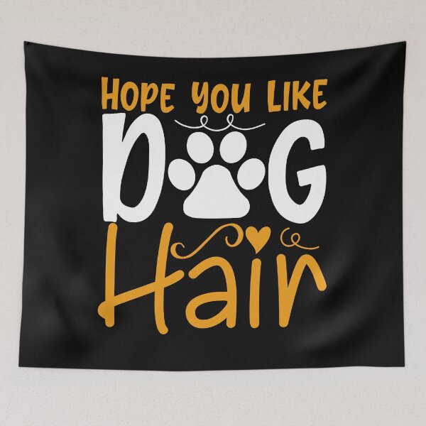 Item preview, hop you like dog hair, gift with dog designed and sold by lapolonaise.