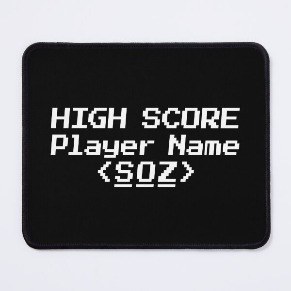 Item preview, HIGH SCORE Player Name SOZ designed and sold by redacteddesign.