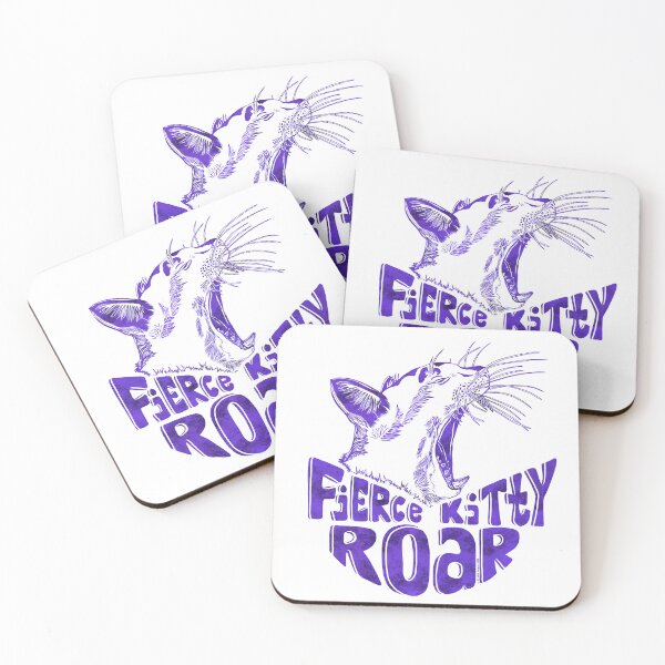 Item preview, Fierce Kitty ROAR [Purple] designed and sold by RC-aRtY.