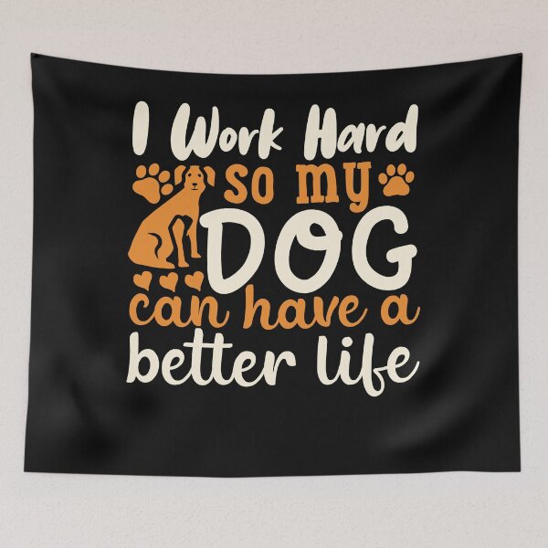 Item preview, i work so my dog, gift with dog designed and sold by lapolonaise.