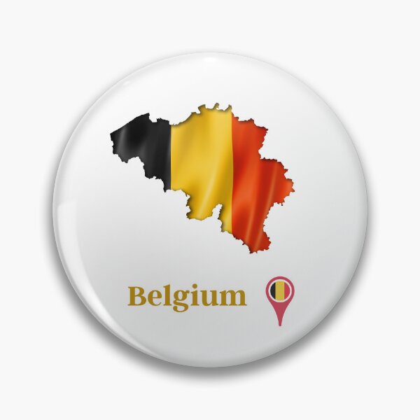 Item preview, Belgium Flag Map designed and sold by Tienda-Vane.