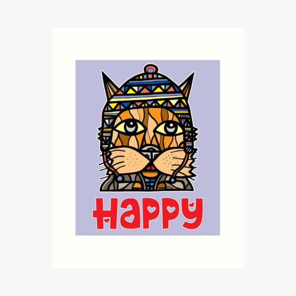 Happy Art Print