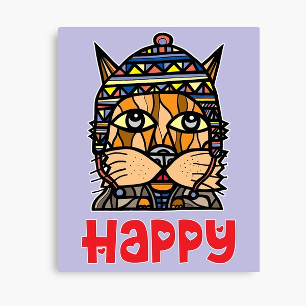 Happy Canvas Print