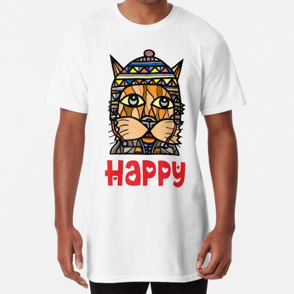 Happy Long T-Shirt