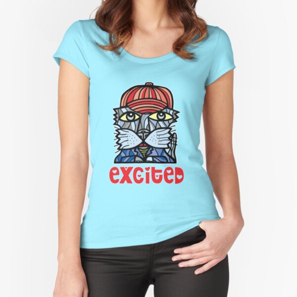 Excited Fitted Scoop T-Shirt