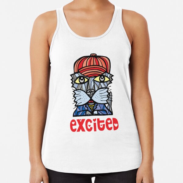 Excited Racerback Tank Top