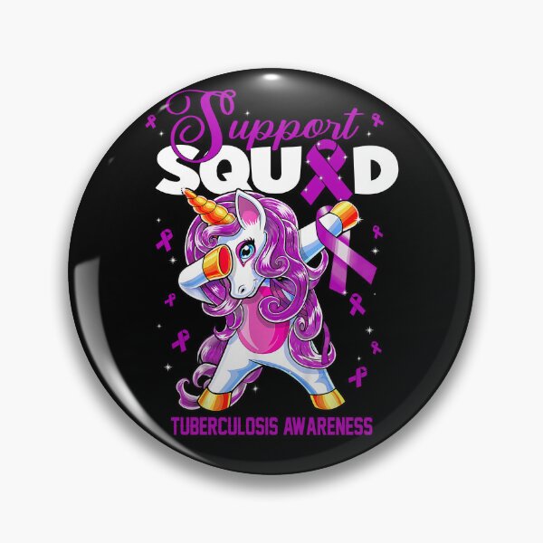 Item preview, Cute Unicorn Support Squad Tuberculosis Awareness Men Women Kid designed and sold by tenjun16.