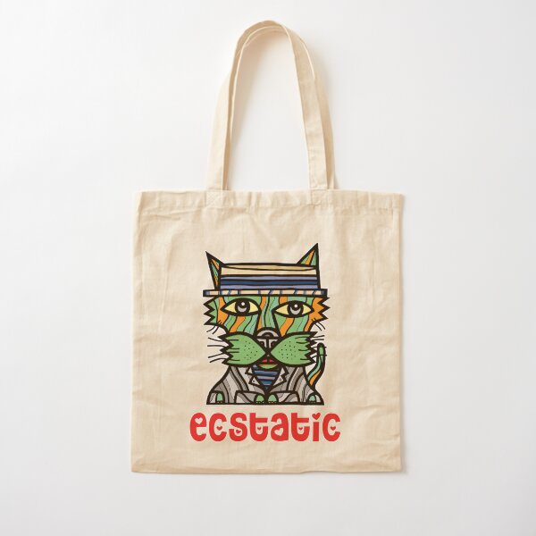 Ecstatic Cotton Tote Bag