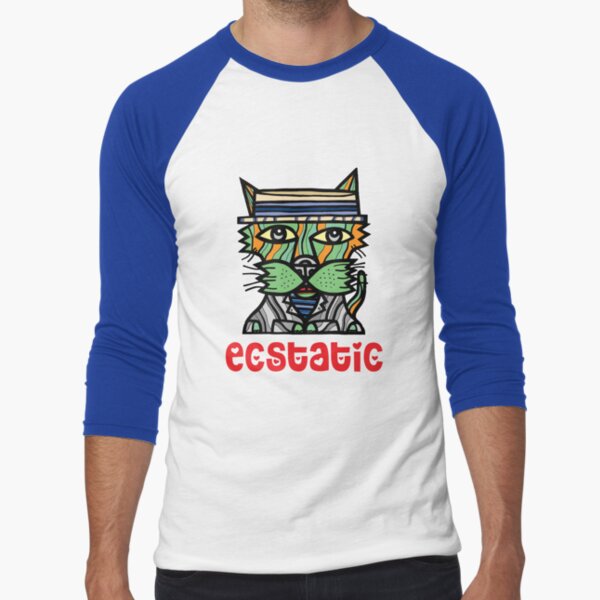 Ecstatic Baseball ¾ Sleeve T-Shirt